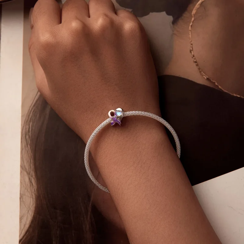 (image for) PANDORA Style Pink Ribbon - SCC2685 - View 6