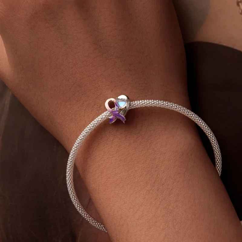 (image for) PANDORA Style Pink Ribbon - SCC2685 - View 7