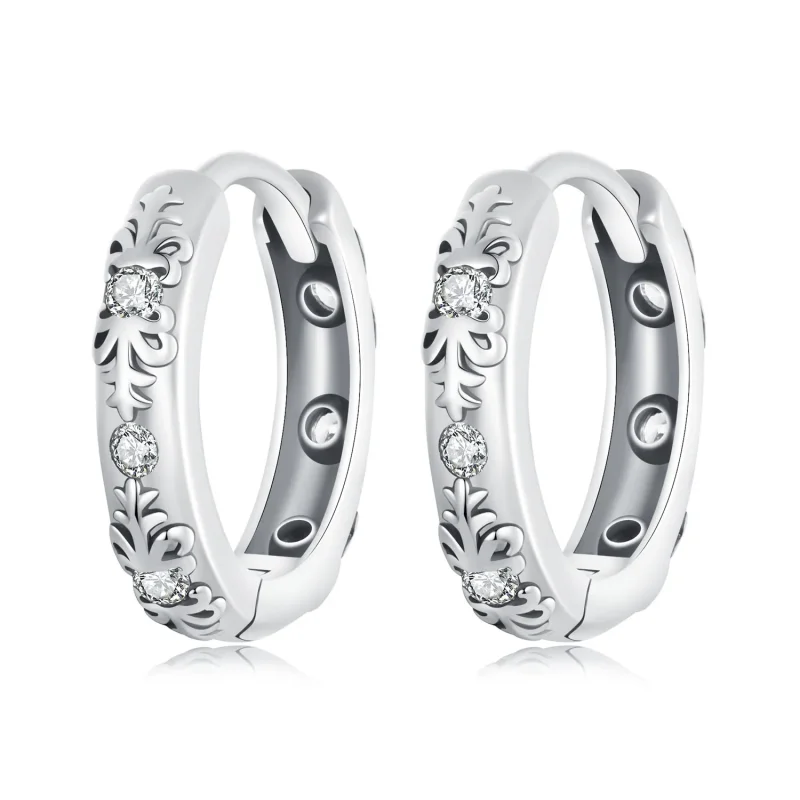 (image for) PANDORA Style Retro Pattern Earrings - SCE1701 - Product Image