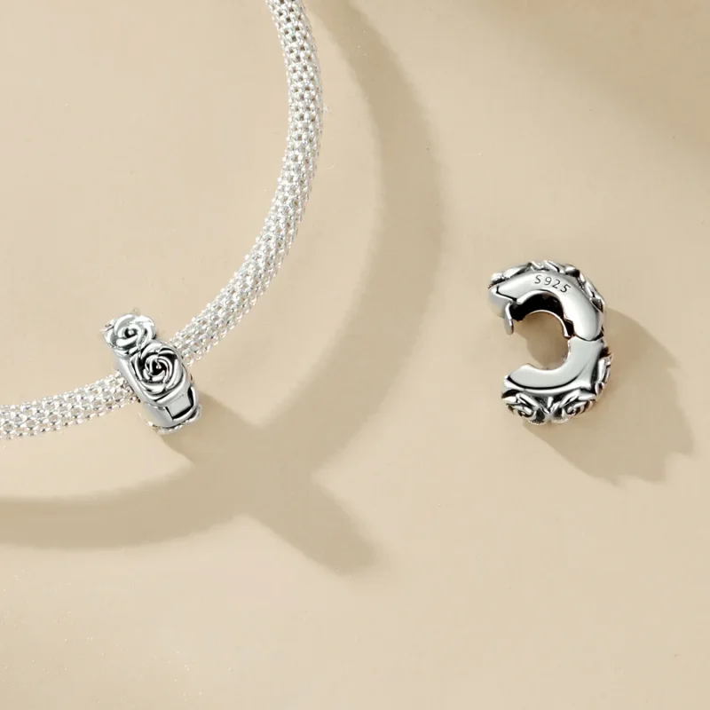 (image for) PANDORA Style Rose Positioning Buckle Charm - SCC2706 - View 4