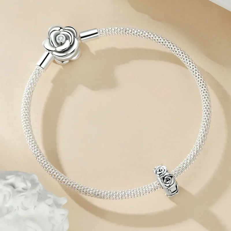 (image for) PANDORA Style Rose Positioning Buckle Charm - SCC2706 - View 5