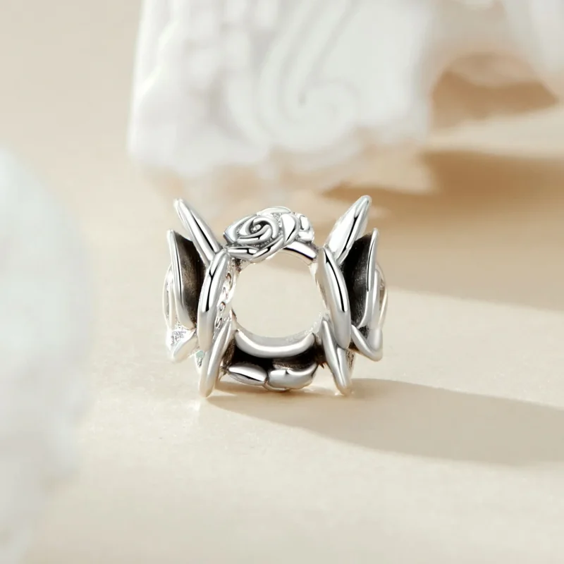 (image for) PANDORA Style Rose Three-Dimensional Charm - SCC2705 - View 3