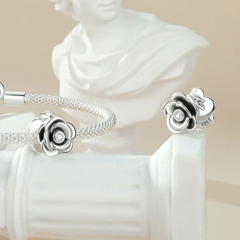 (image for) PANDORA Style Rose Three-Dimensional Charm - SCC2705 - View 4