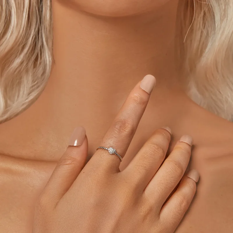 (image for) PANDORA Style Shining Heart Ring - BSR516 - View 5