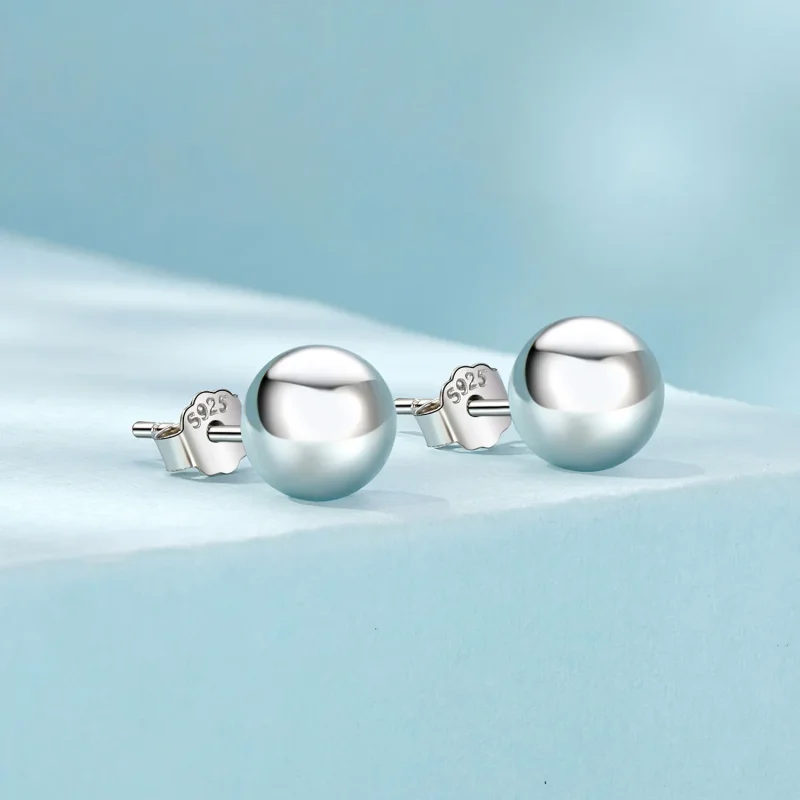 (image for) PANDORA Style Small Ball Shaped Earrings - SCE1725-S - View 2