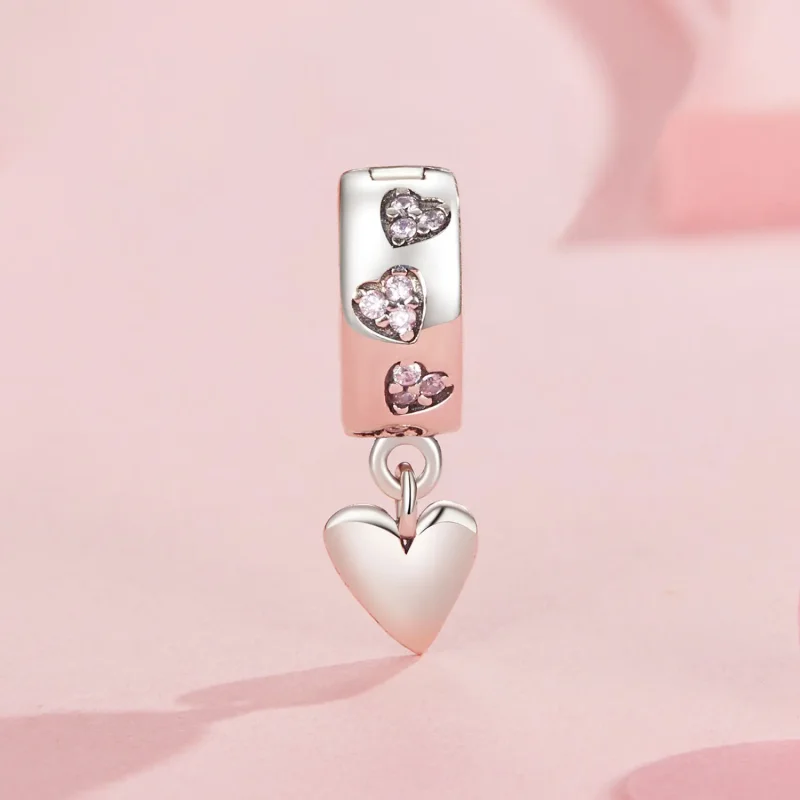 (image for) PANDORA Style Smart Heart Silicone Buckle Charm - SCC2694 - View 2