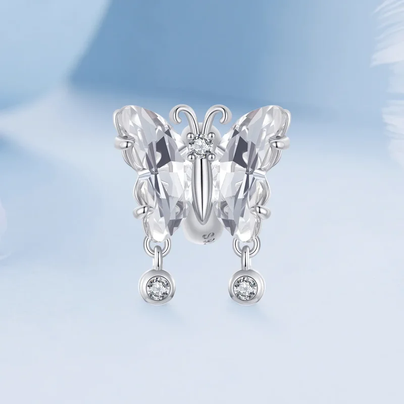 (image for) PANDORA Style Sparkle Butterfly Charm - BSC965 - View 2