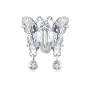 (image for) PANDORA Style Sparkle Butterfly Charm - BSC965