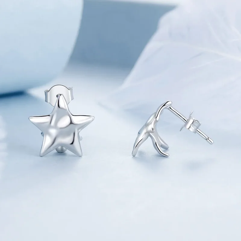 (image for) PANDORA Style Star Earrings - BSE965 - View 4