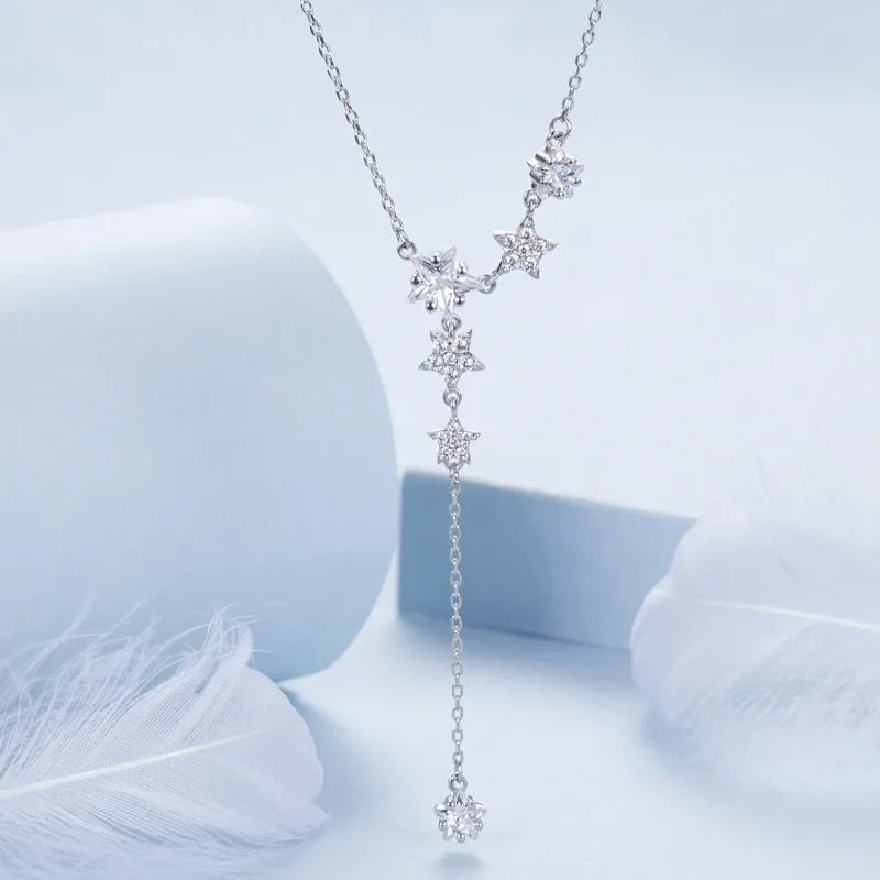 (image for) PANDORA Style Star Necklace - BSN368 - View 3