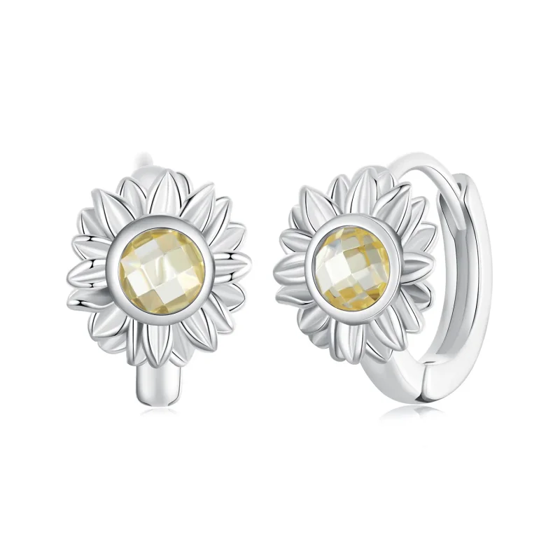 (image for) PANDORA Style Sunflower Earrings - BSE966 - Product Image