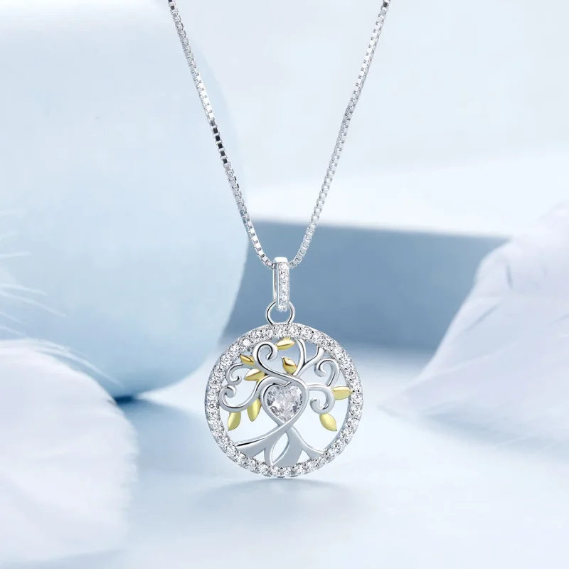 (image for) PANDORA Style Tree Of Life Necklace - BSN371 - View 3
