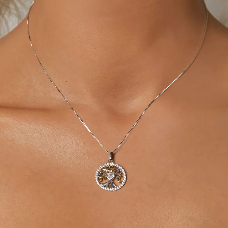 (image for) PANDORA Style Tree Of Life Necklace - BSN371 - View 5