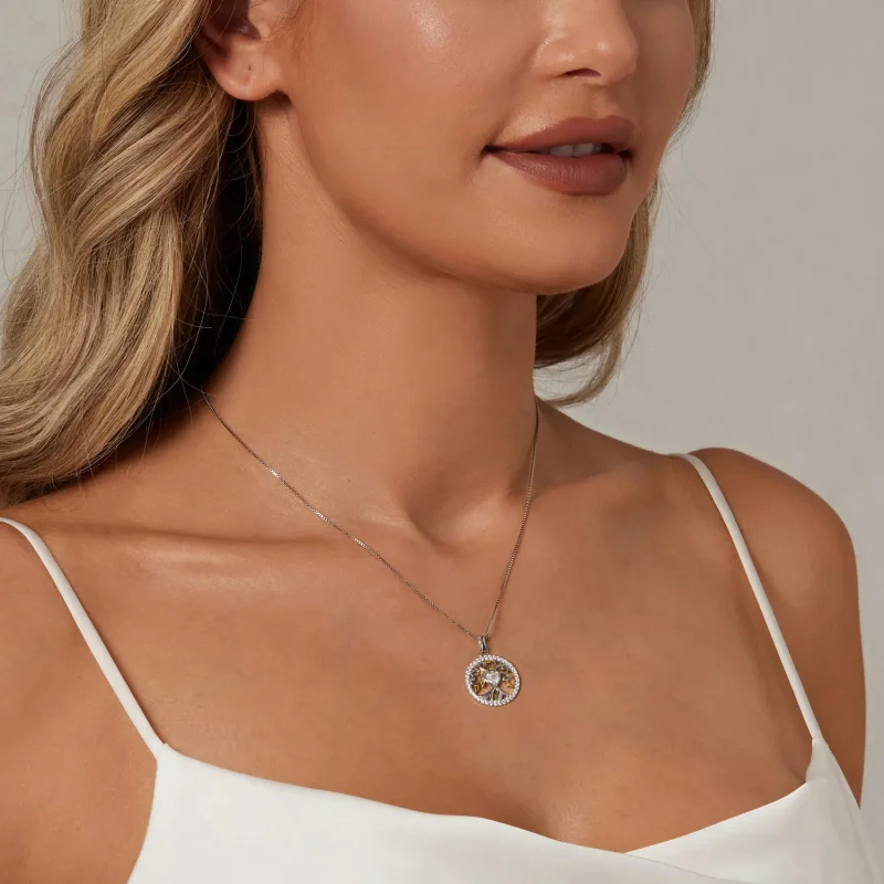 (image for) PANDORA Style Tree Of Life Necklace - BSN371 - View 6