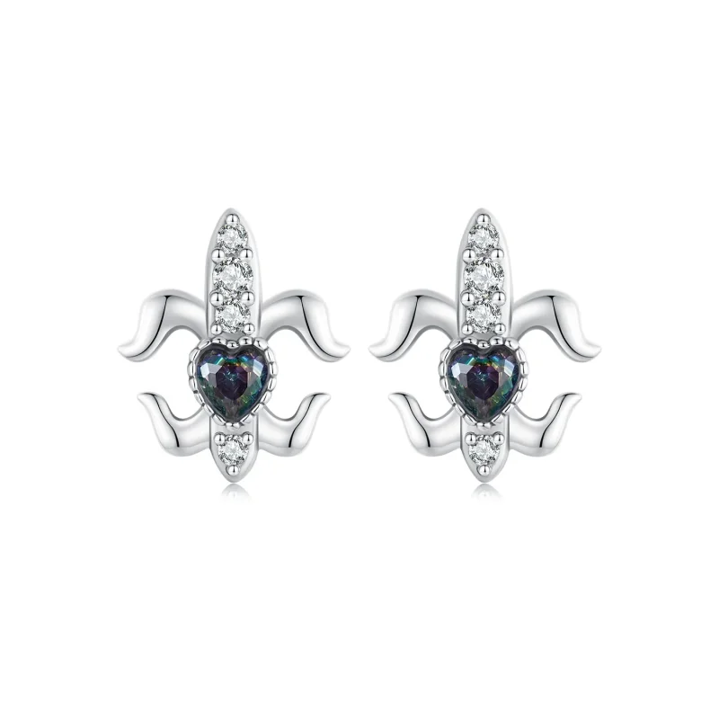 (image for) PANDORA Style Vintage Iris Stud Earrings - BSE968 - Product Image