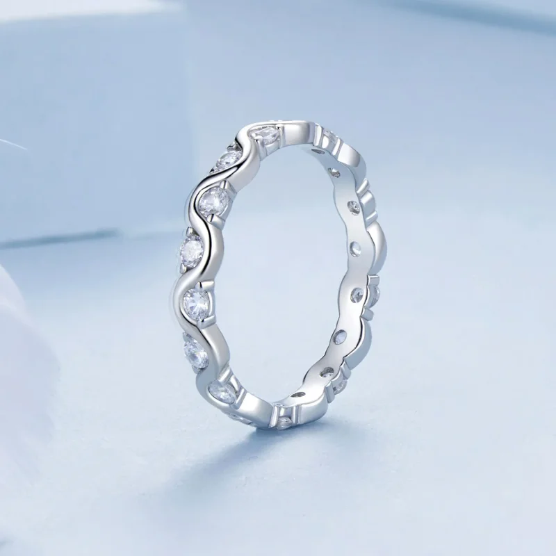 (image for) PANDORA Style Wave Ring - BSR515 - View 2