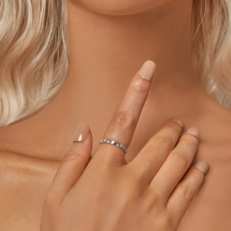 (image for) PANDORA Style Wave Ring - BSR515 - View 5