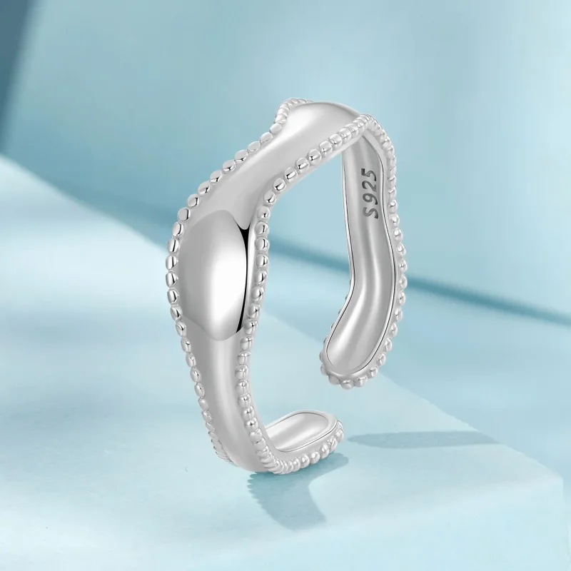 (image for) PANDORA Style Wave Ring - SCR1002-E - View 2