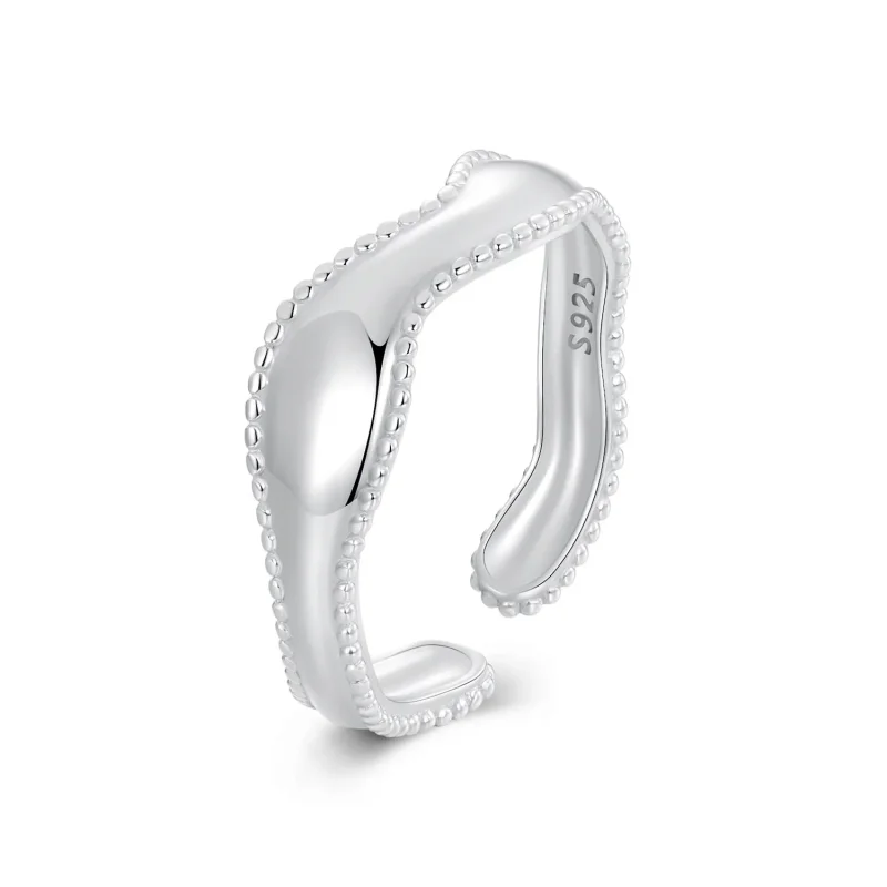 (image for) PANDORA Style Wave Ring - SCR1002-E - Product Image