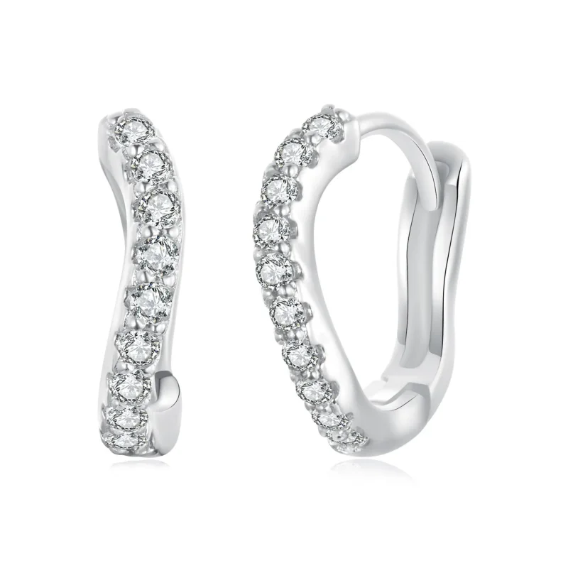(image for) PANDORA Style Wavy Earrings - BSE959 - Product Image