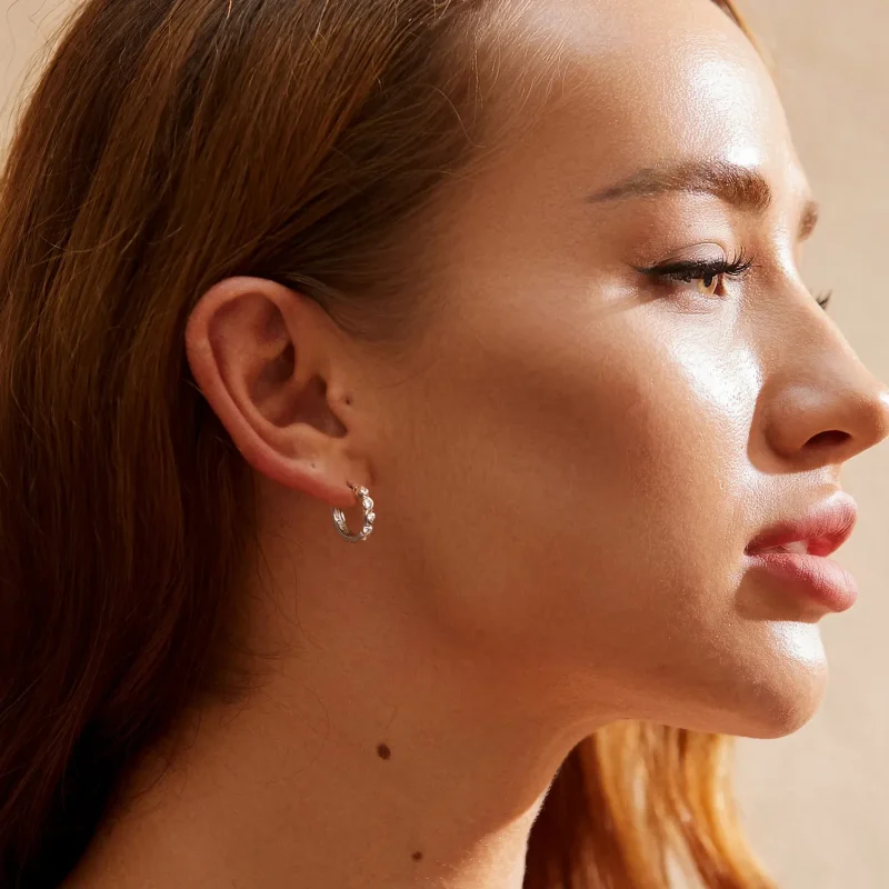 (image for) PANDORA Style Wavy Earrings - BSE963 - View 7