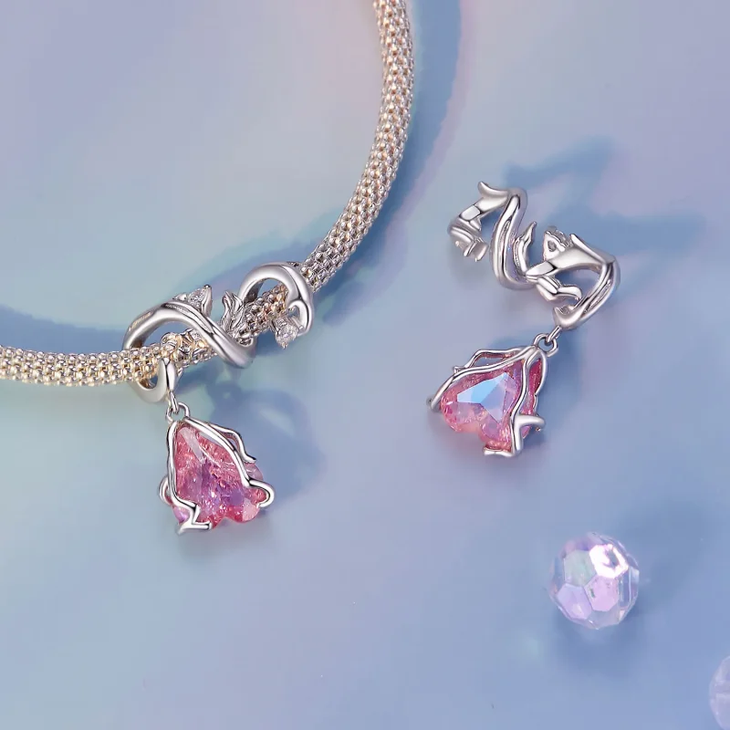 (image for) PANDORA Style Withered Rose Charm - SCC2697 - View 4