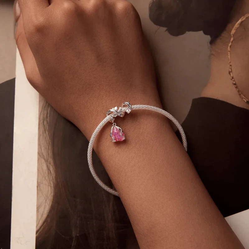 (image for) PANDORA Style Withered Rose Charm - SCC2697 - View 5