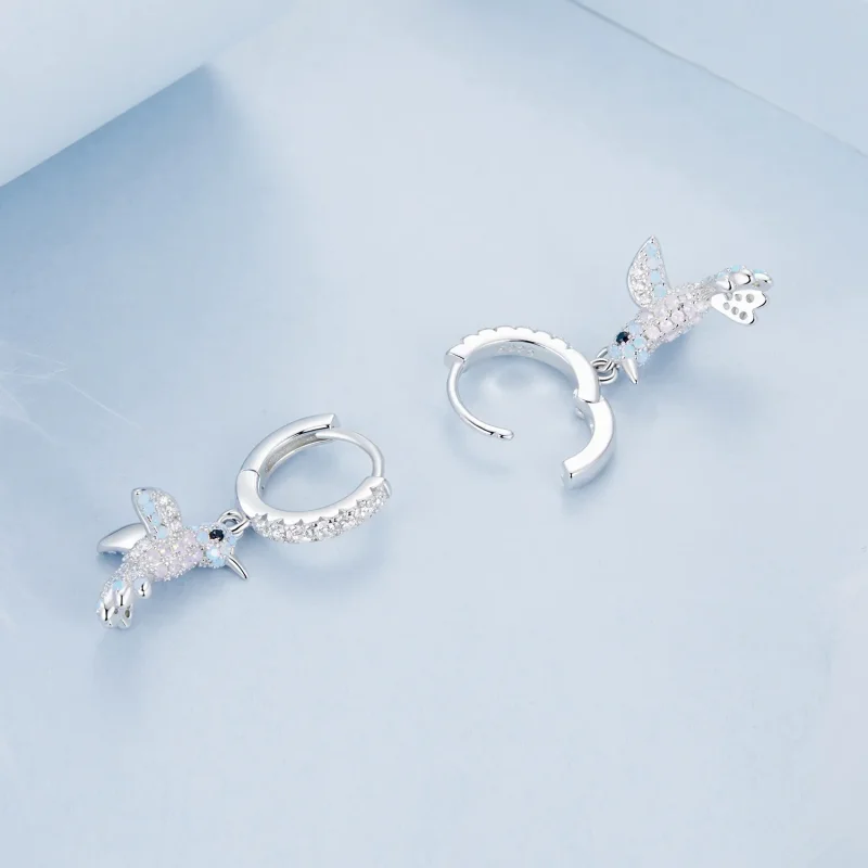 (image for) PANDORA Style All-Encrusted Bird Earrings - BSE991 - View 4