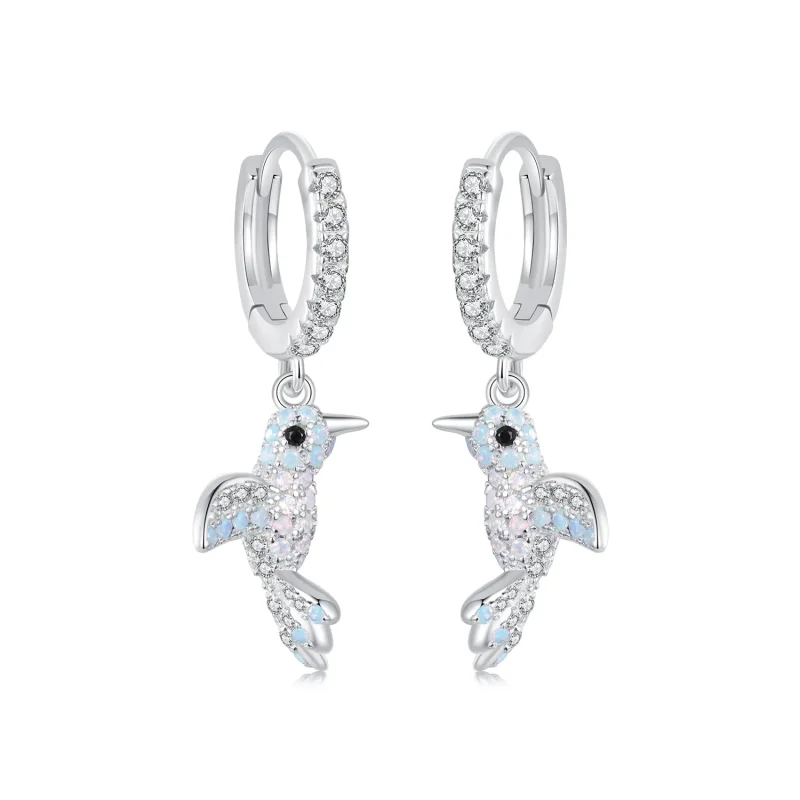 (image for) PANDORA Style All-Encrusted Bird Earrings - BSE991 - Product Image