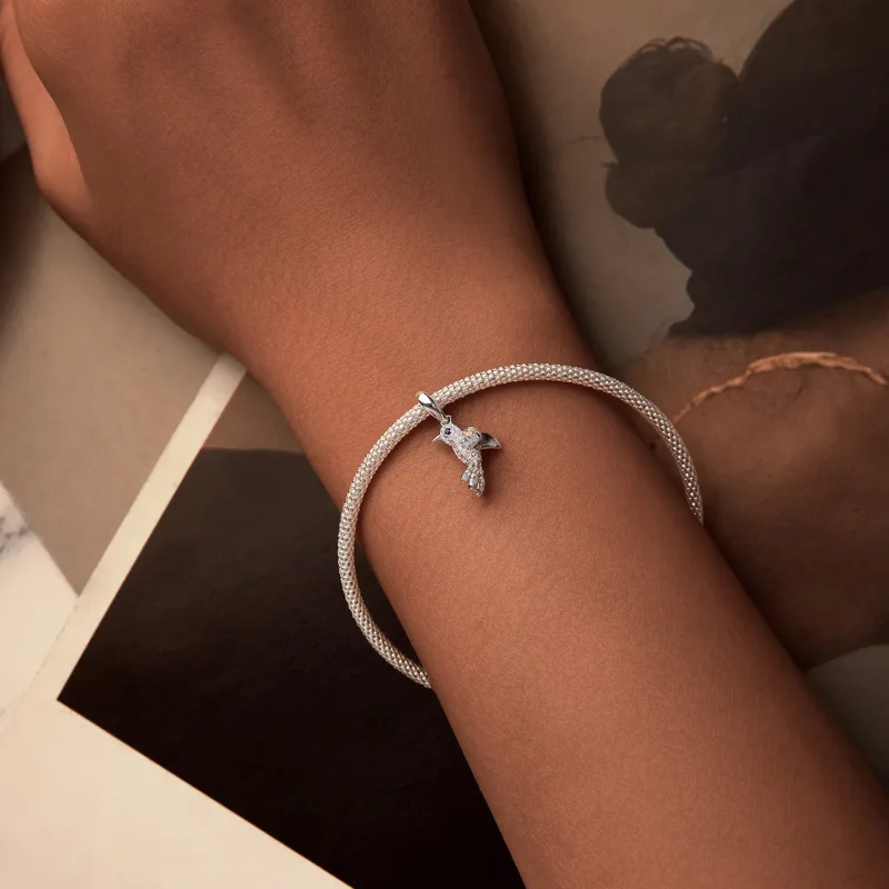 (image for) PANDORA Style All-Encrusted Bird Pendant - BSC993 - View 5