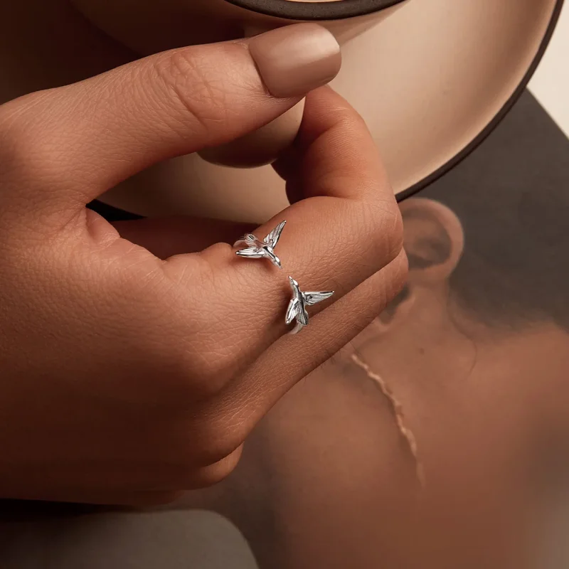 (image for) PANDORA Style Asuka Open Ring - SCR1006-E - View 7