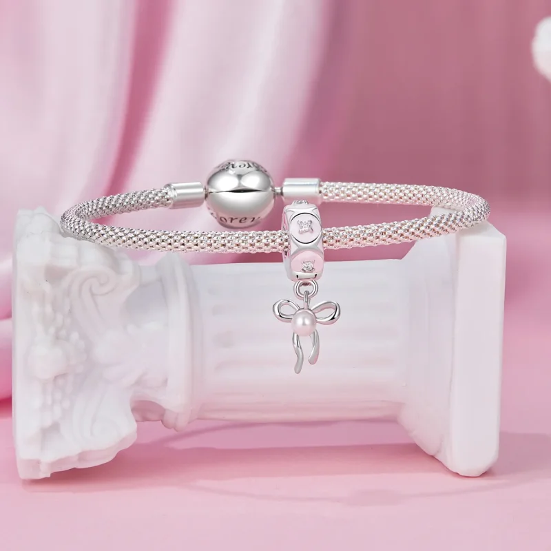 (image for) PANDORA Style Ballet Bow Positioning Buckle Charm - SCC2763 - View 4