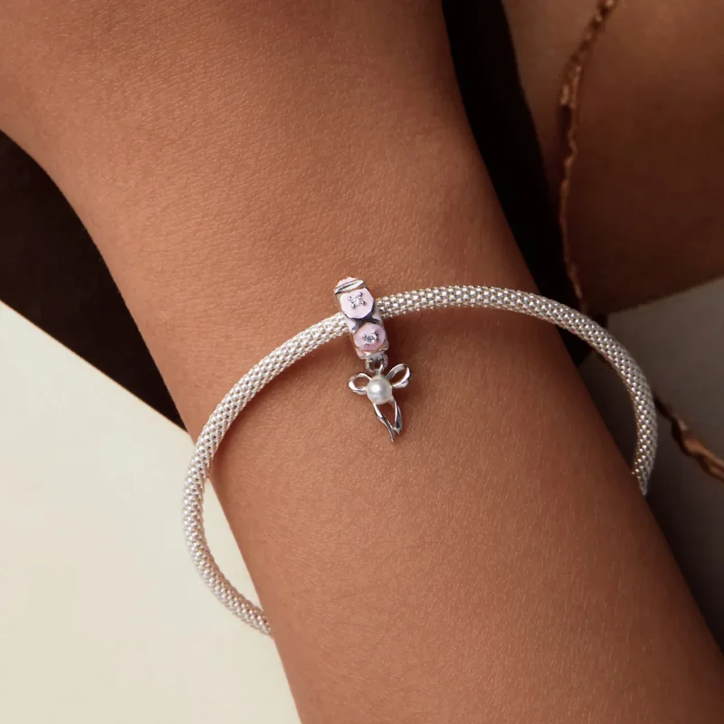 (image for) PANDORA Style Ballet Bow Positioning Buckle Charm - SCC2763 - View 7