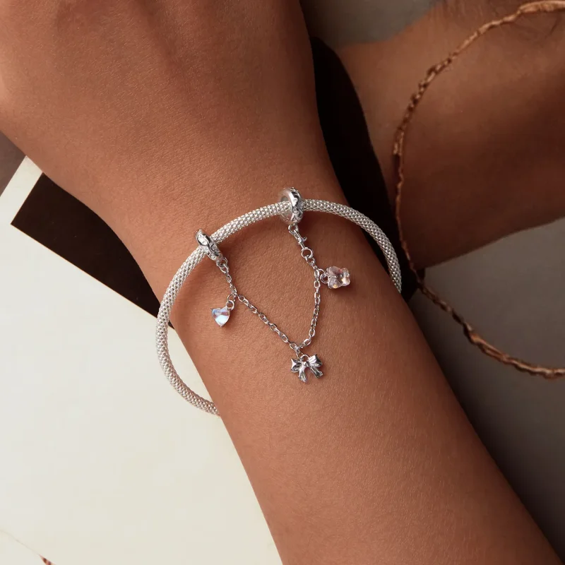 (image for) PANDORA Style Ballet Bow Safety Chain - SCC2762 - View 5