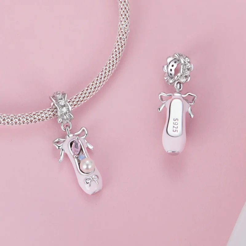 (image for) PANDORA Style Ballet Shoe Pendant - SCC2761 - View 4