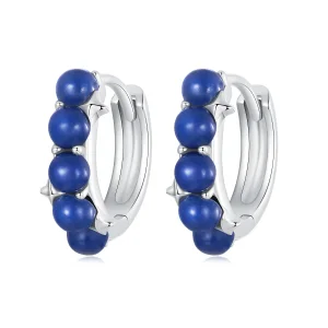 (image for) PANDORA Style Blue ball Earrings - BSE984