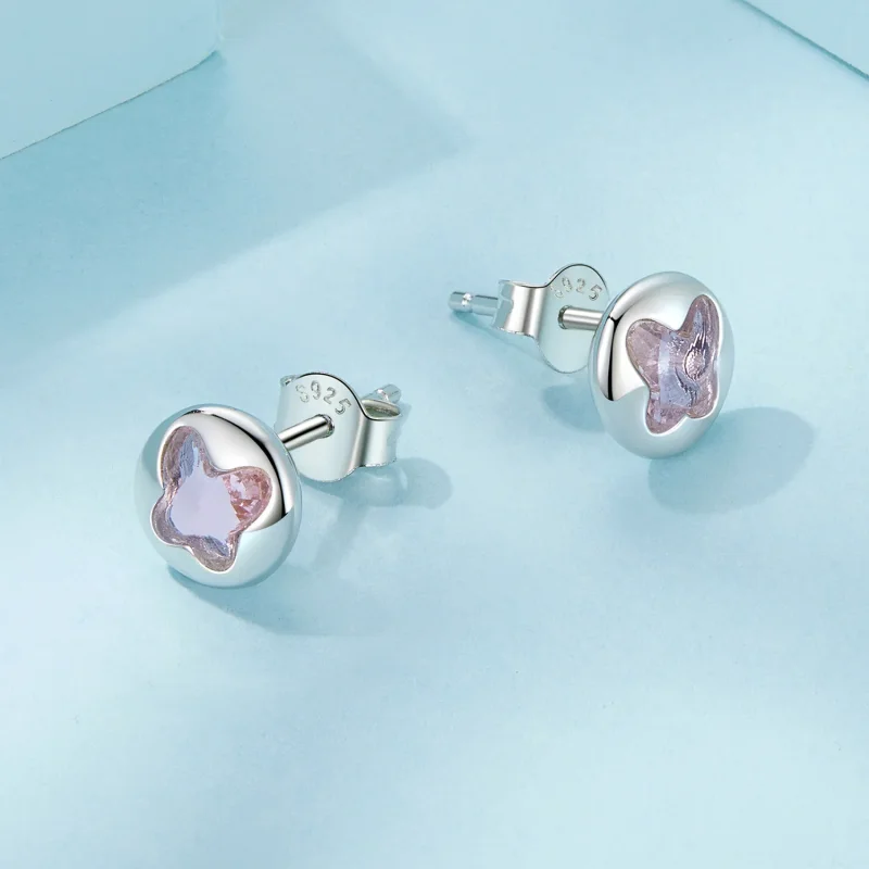 (image for) PANDORA Style Butterfly Earrings - SCE1730 - View 3