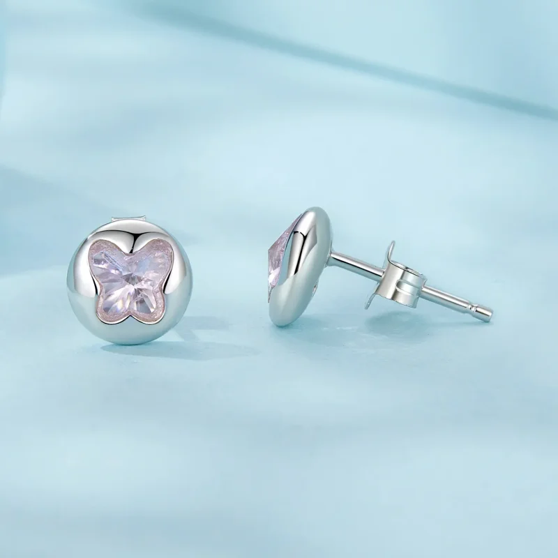 (image for) PANDORA Style Butterfly Earrings - SCE1730 - View 4