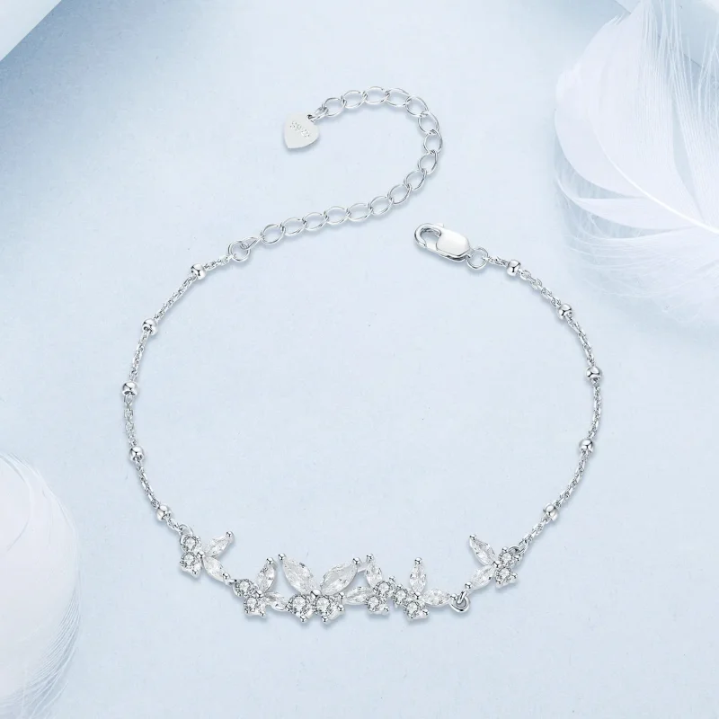 (image for) PANDORA Style Butterfly Flying Bracelet - BSB162 - View 3