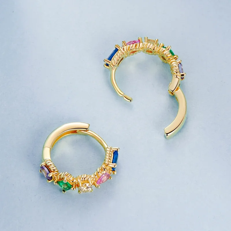 (image for) PANDORA Style Colorful Earrings - BSE974 - View 4
