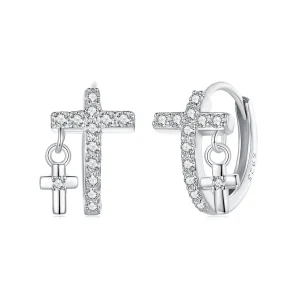 (image for) PANDORA Style Cross Earrings - BSE1002
