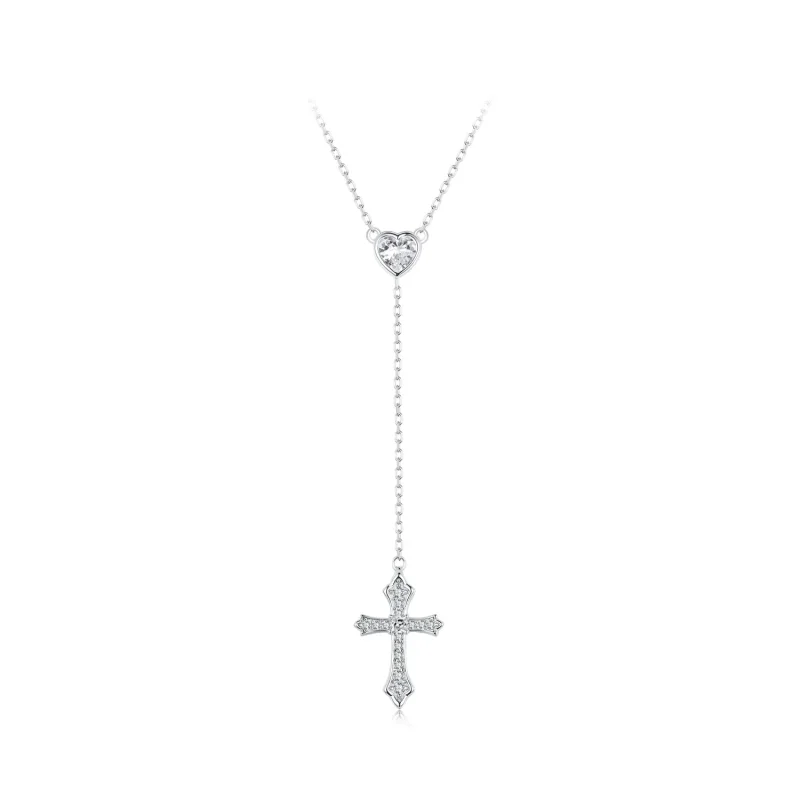 (image for) PANDORA Style Cross Necklace - BSN384 - Product Image