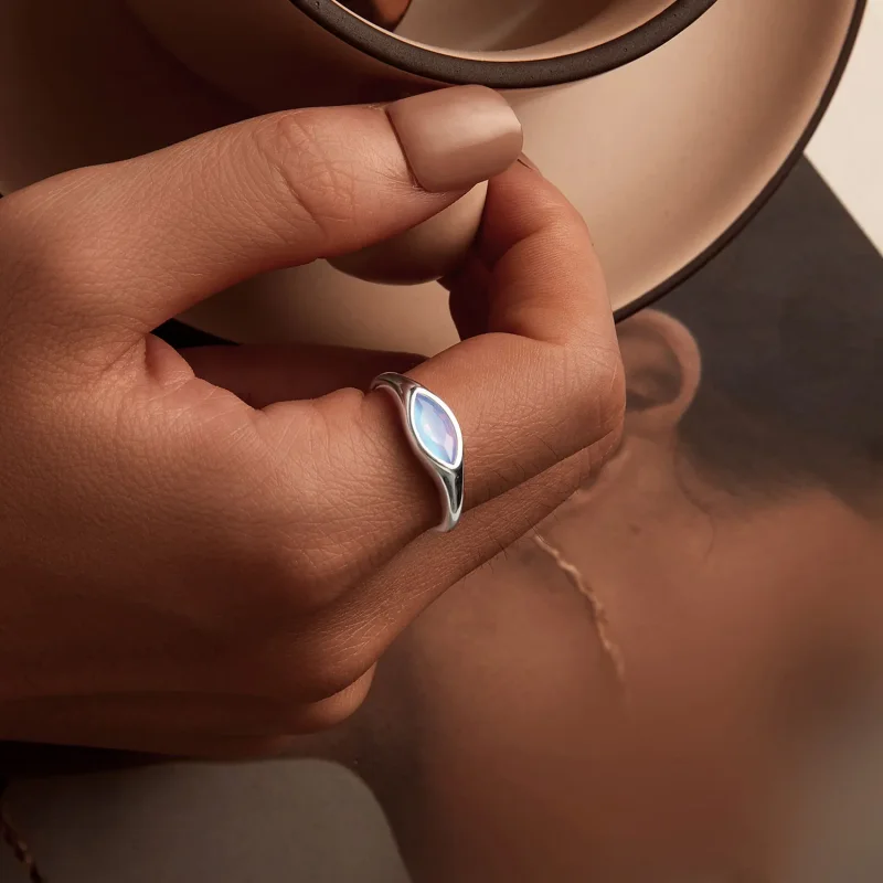 (image for) PANDORA Style Devil's Eye Signet Ring - BSR523-E - View 7