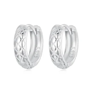 (image for) PANDORA Style Diamond Pattern Earrings - BSE983
