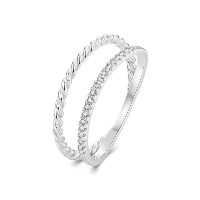 (image for) PANDORA Style Double Layered Sophisticated Style Ring - BSR541 - Product Image
