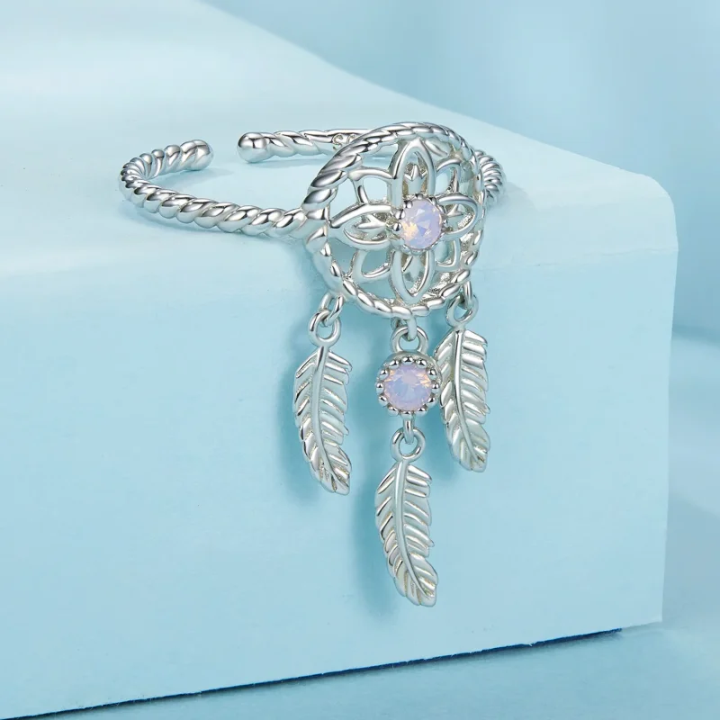 (image for) PANDORA Style Dream Catcher Open Ring - SCR1022-E - View 2