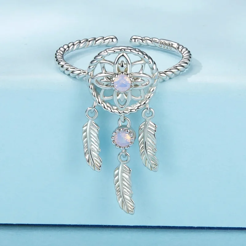 (image for) PANDORA Style Dream Catcher Open Ring - SCR1022-E - View 3