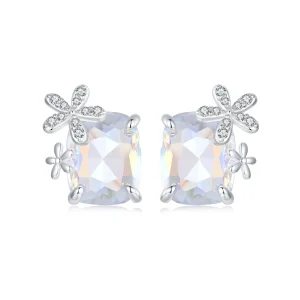 (image for) PANDORA Style Fantasy Flower Main Stone Earrings - SCE1724