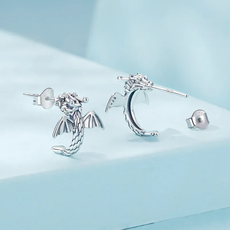 (image for) PANDORA Style Feilong Earrings - SCE1734 - View 2