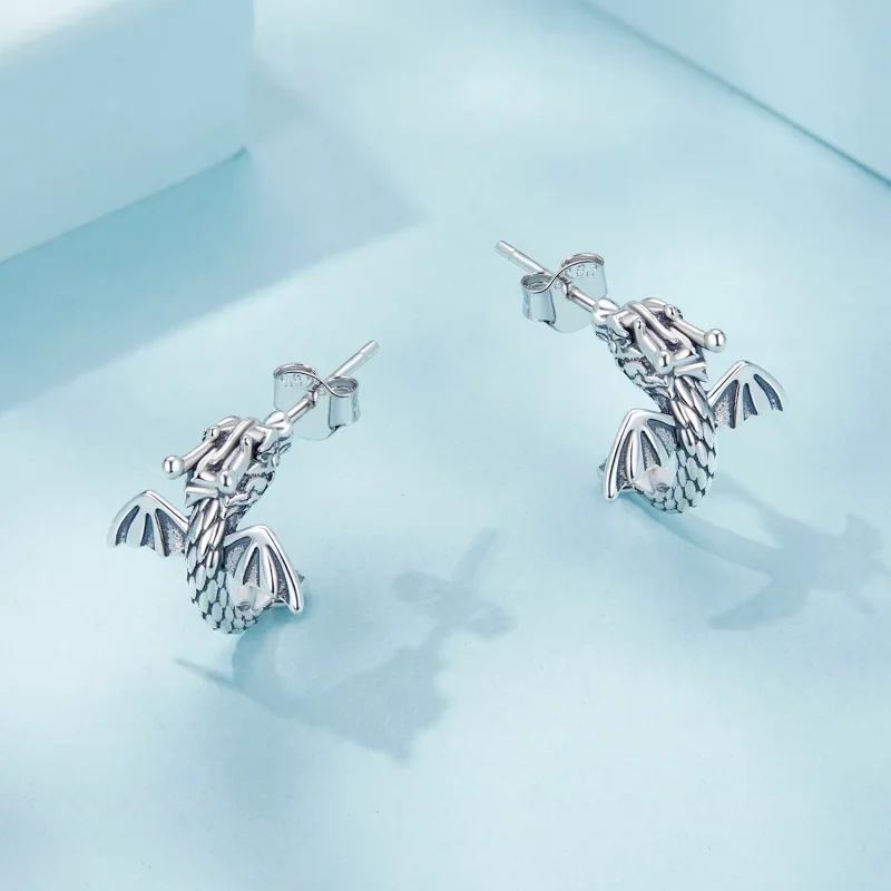 (image for) PANDORA Style Feilong Earrings - SCE1734 - View 3